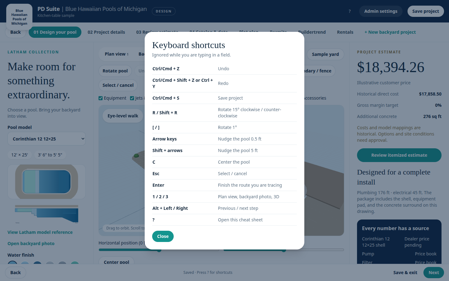 Shortcuts cheat sheet